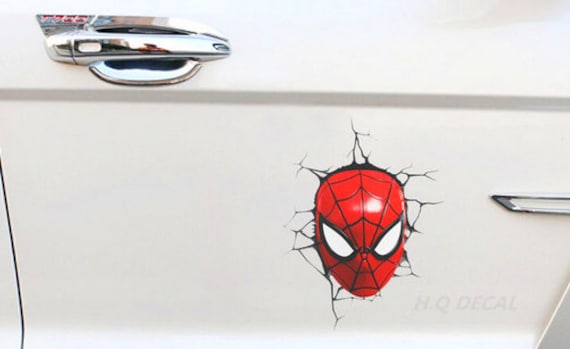 Spider-Man coche calcomanía vinilo coche calcomanía pegatina coche pegatina  pegatinas coche pieles regalo de cumpleaños para sus pegatinas calcomanías  ventana calcomanía piso calcomanía -  México