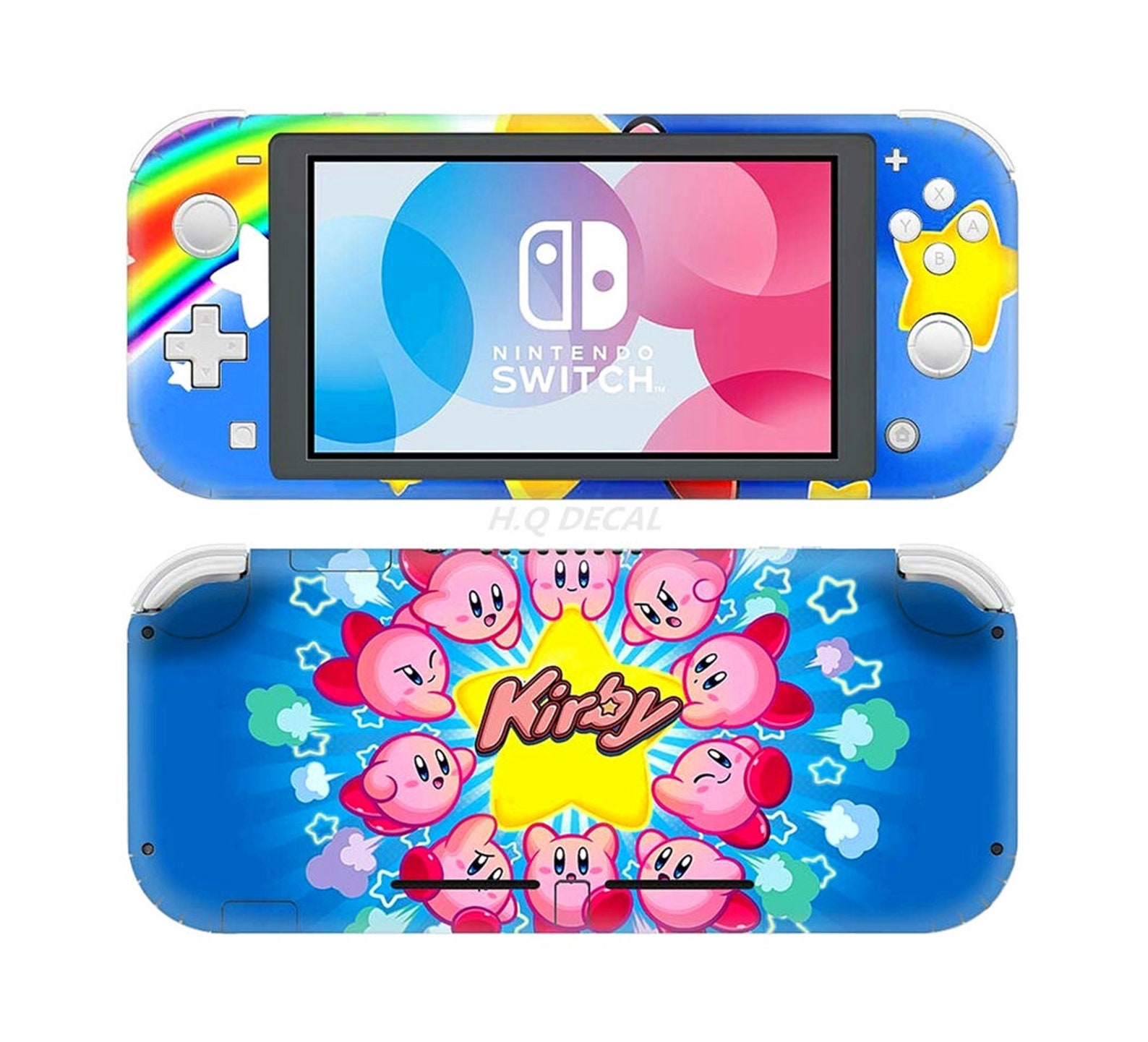 Kirby Nintendo Switch Lite Skin Full Wrap Vinyl Skin for Etsy UK