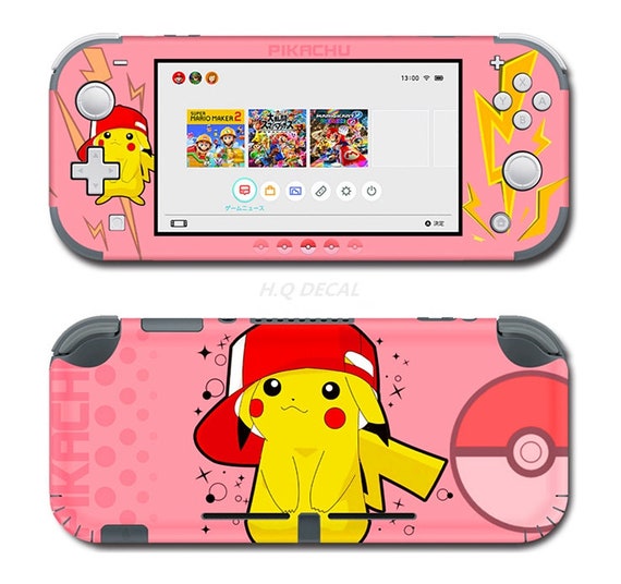 Nintendo Switch Lite Skin Decals - Solid Yellow - Wrap Vinyl Sticker