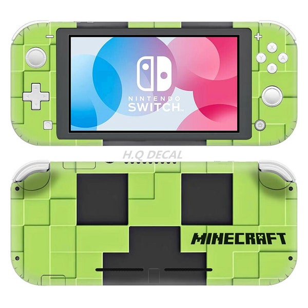 Peau Nintendo Switch Lite, peau en vinyle Full Wrap pour autocollants Nintendo Switch Lite, autocollant Green Switch Lite
