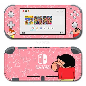 クレヨンしんちゃん Nintendo Switch Lite スキンシール、Nintendo Switch Lite ステッカー用フルラップビニールスキンシール、Switch Lite デカール