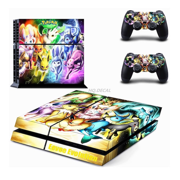 Pokemon Pikachu PS4 Controller Skin PlayStation 4 Skin Vinyl Aufkleber Aufkleber Protector Game Console Skin