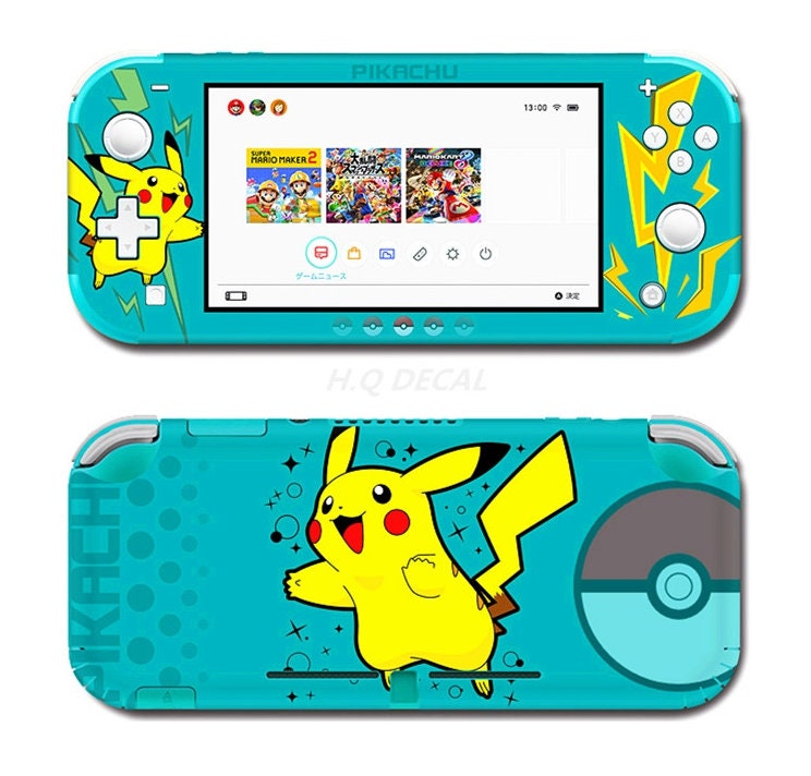 Azure Nebula - Skin Wrap Decal for Nintendo Switch Lite Console & Dock -  3DS XL - 2DS - Pro - DSi - Wii - Joy-Con Gaming Controller