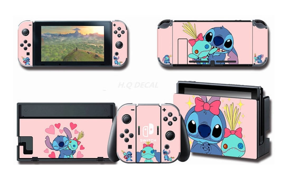 Nintendo Switch - stitch  Switcheries | Stitch Blue Case - Nintendo Switch OLED