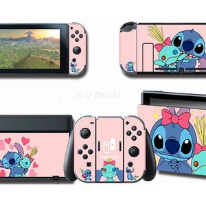 Cute Cartoon Love Stitch Nintendo Switch lite Shell Clear case Protective  cover