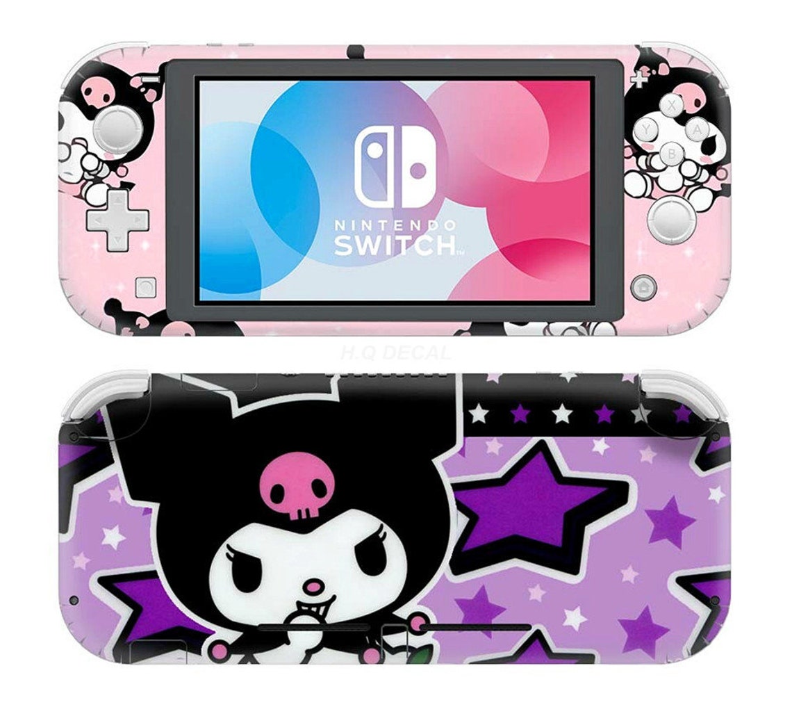 Cute Kuromi Nintendo Switch Lite Skin Full Wrap Vinyl Skin Etsy