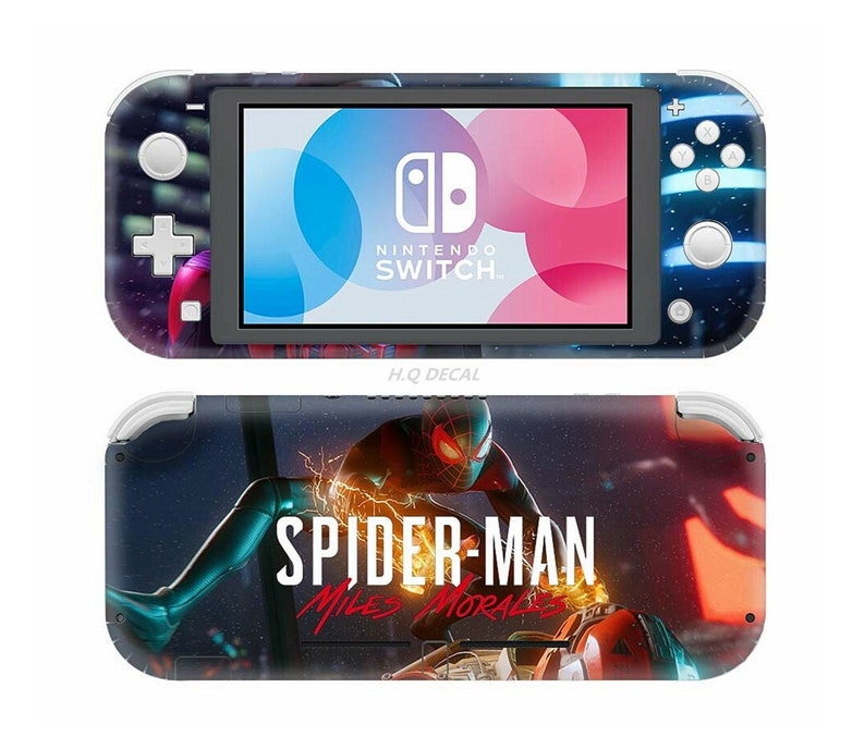 Spider-man Nintendo Switch Lite Skin, Full Wrap Vinyl Skin for Nintendo ...