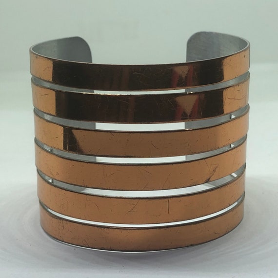 REBAJES Copper Cuff Bracelet, Mid Century Modern … - image 2