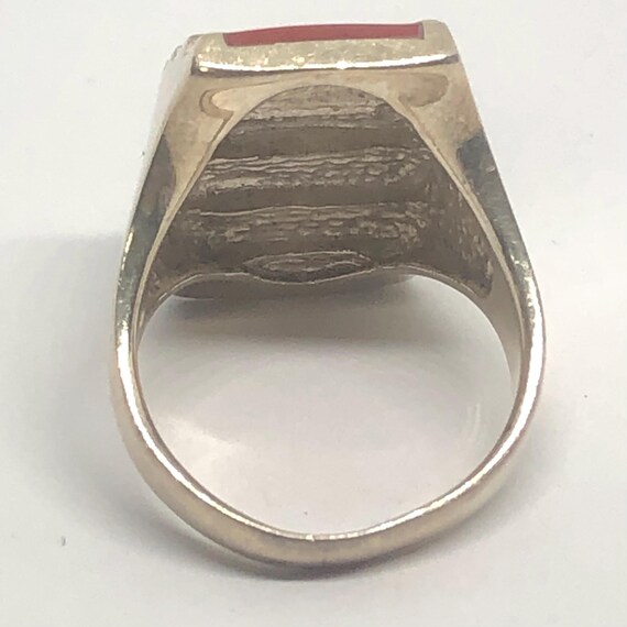 Sterling Silver Rainbow Multi Stone Ring Size 6 1… - image 9