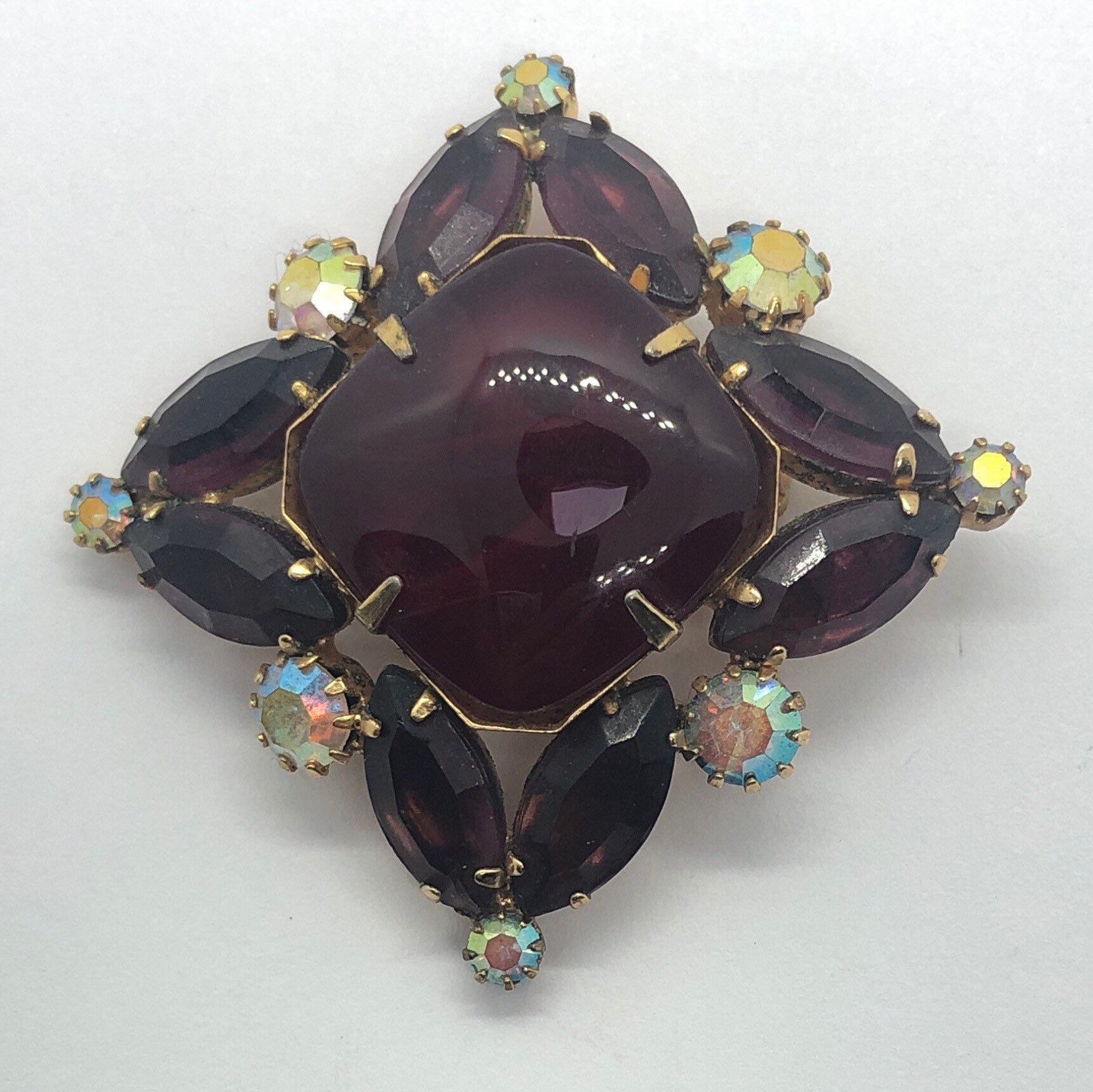 Beautiful Vintage Brooches Lot of 4 Etsy