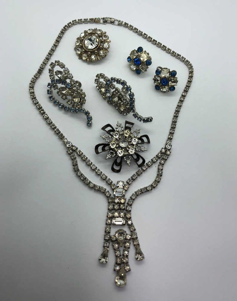 Rhinestone Jewelry Costume Jewelry Lot