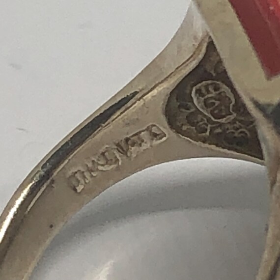 Sterling Silver Rainbow Multi Stone Ring Size 6 1… - image 10