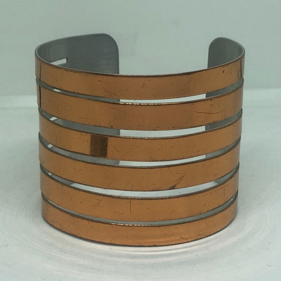 REBAJES Copper Cuff Bracelet, Mid Century Modern … - image 6