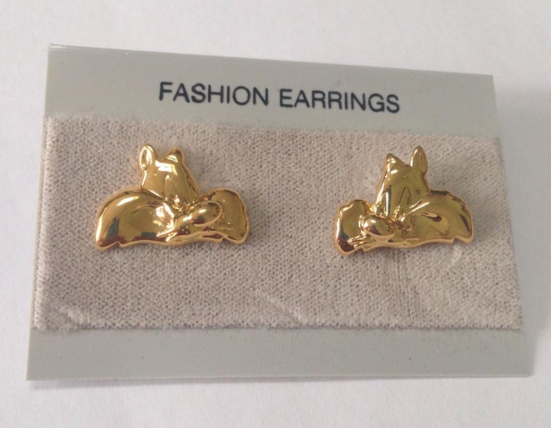 Cat Earrings Beautiful Vintage Sylvester the Cat Post Earrings Sylvester the Cat Jewelry Sylvester the Cat Costume Jewelry Stud Earrings