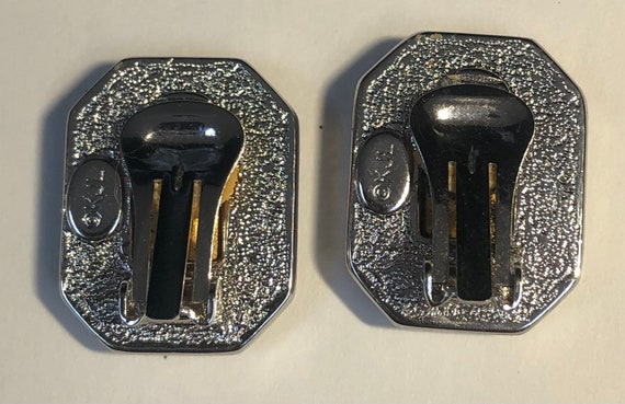 KJL Rhinestone Clip On Earrings, Kenneth Jay Lane… - image 7