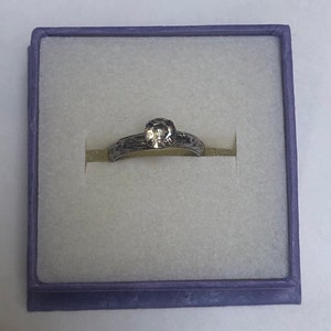Vintage Midi Ring, Ring Size 1 1/4, Stackable Midi Ring, Genuine Vintage 1940&#39;s Ring, Art Deco Jewelry