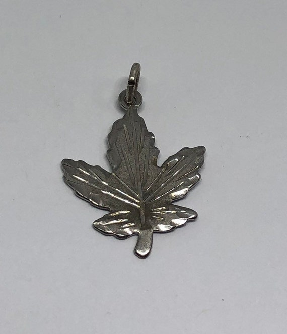 Leaf Silver Charm, Sterling Silver Charm