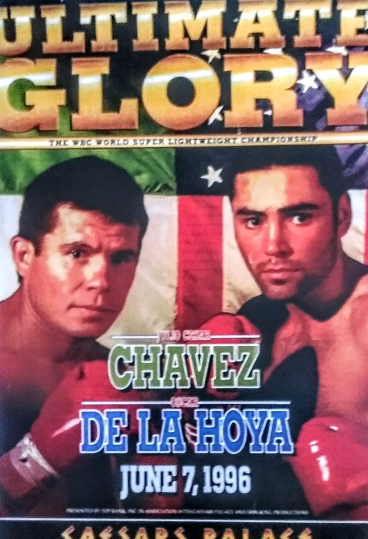 CHAVEZ Vs De La Hoya Fight Poster Laminated Print - Etsy