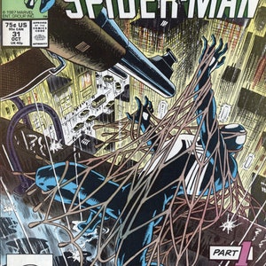 WEB of SPIDER MAN #31 comic cover laminated print
