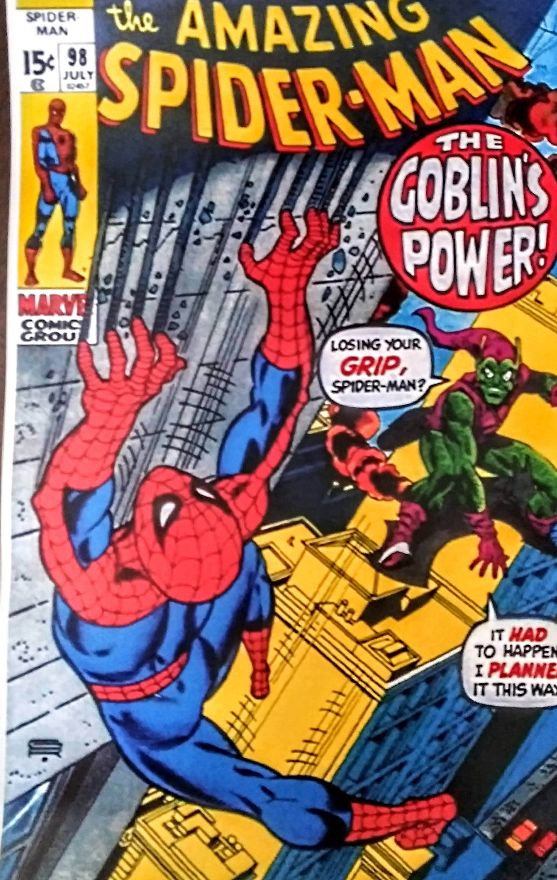 AMAZING SPIDER-MAN #98 Cover Artwork 11x17
