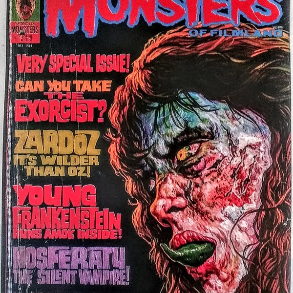 THE EXORCIST Famous Monsters #111  cover 11 x 17"  laminated print