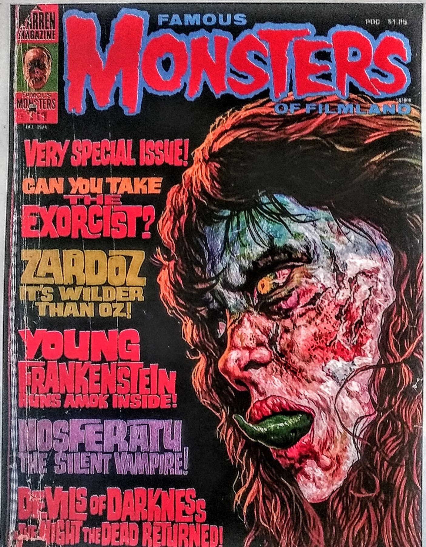 Famous Monsters #111 THE EXORCIST Cover 11 X 17