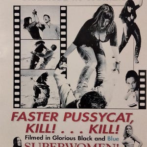 Faster PUSSYCAT Kill KILL 11 x 17"  movie poster Laminated Print