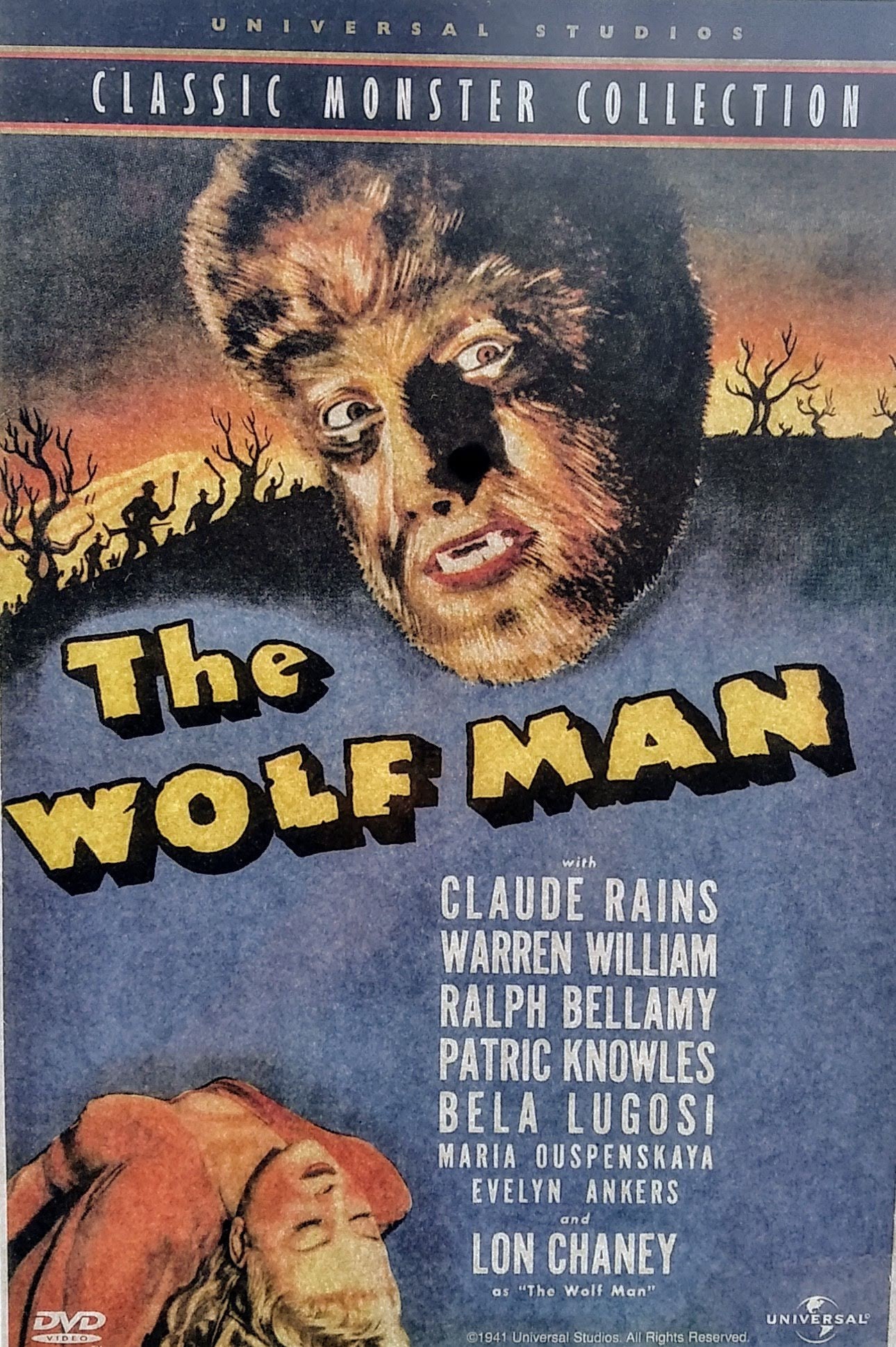 THE WOLF MAN poster Etsy