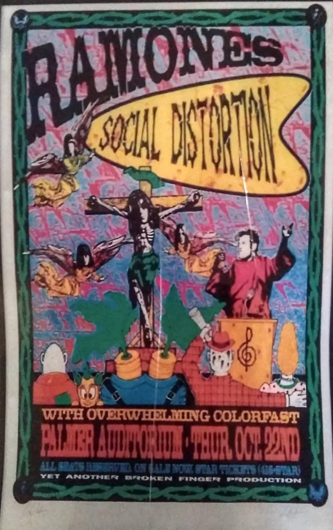 Ramones & Social Distortion Concert Poster - Etsy