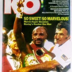 KO Marvin Hagler  poster