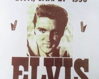 ELVIS 1956 concert poster 16 x 11.5" laminated poster