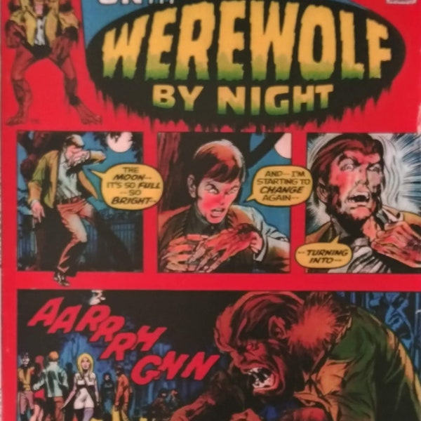 Werewolf by Night Poster Etsy