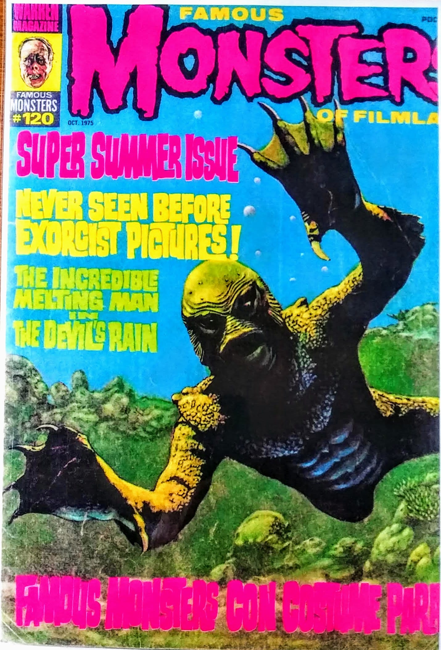 CREATURE from BLACK LAGOON Famous Monsters  #120 Cover laminated print
