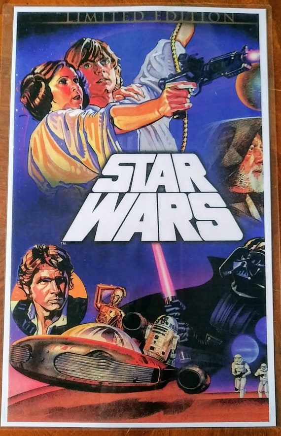 STAR WARS 2 movie poster | Etsy