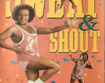 RICHARD SIMMONS Sweat&Shout 11x17"Laminated Print