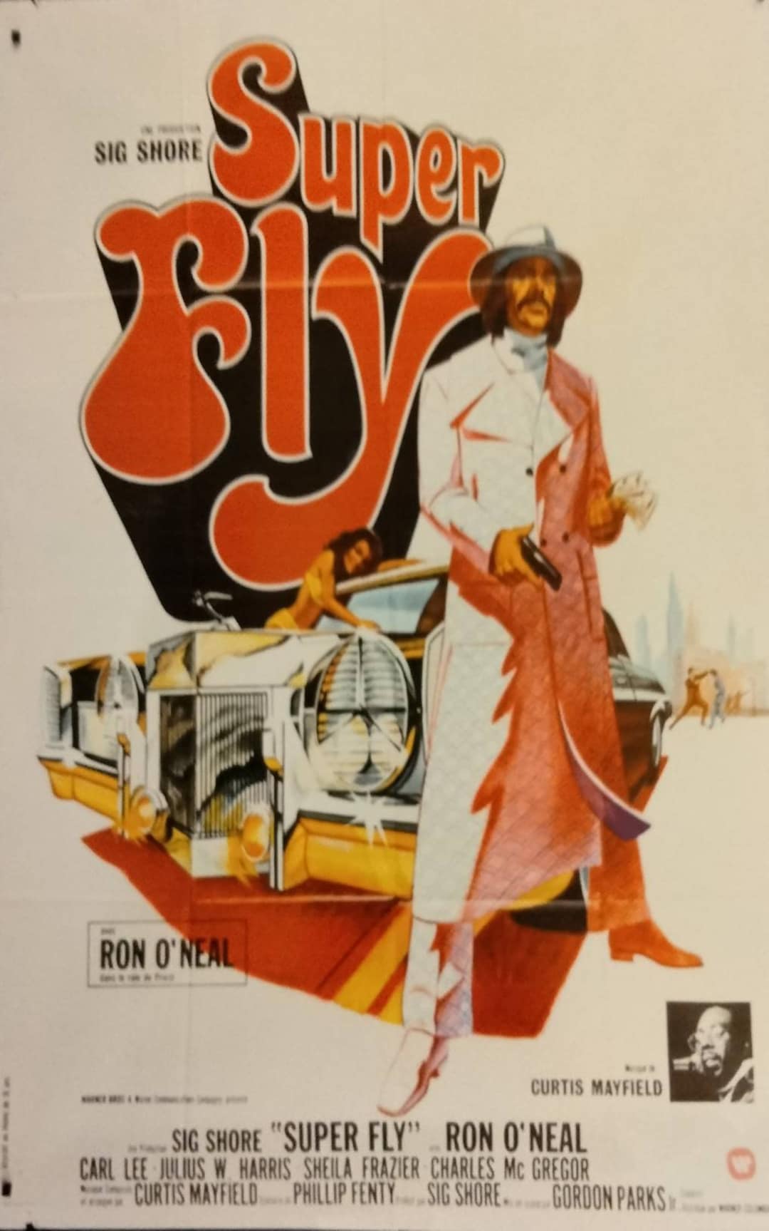 SUPERFLY POSTER ポスター curtis mayfield レア Superfly (1972)