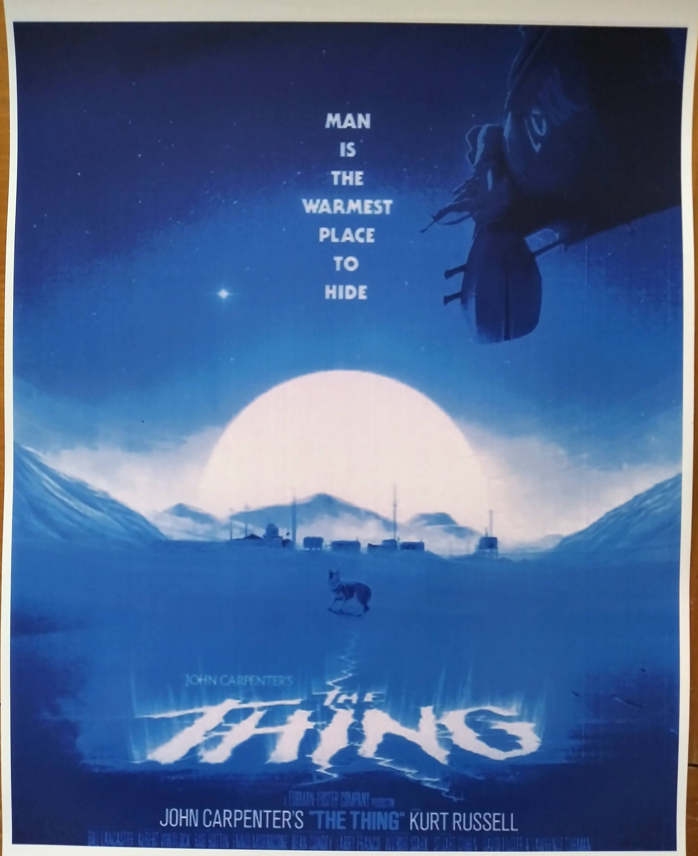 THE THING 2 laminated movie poster Etsy
