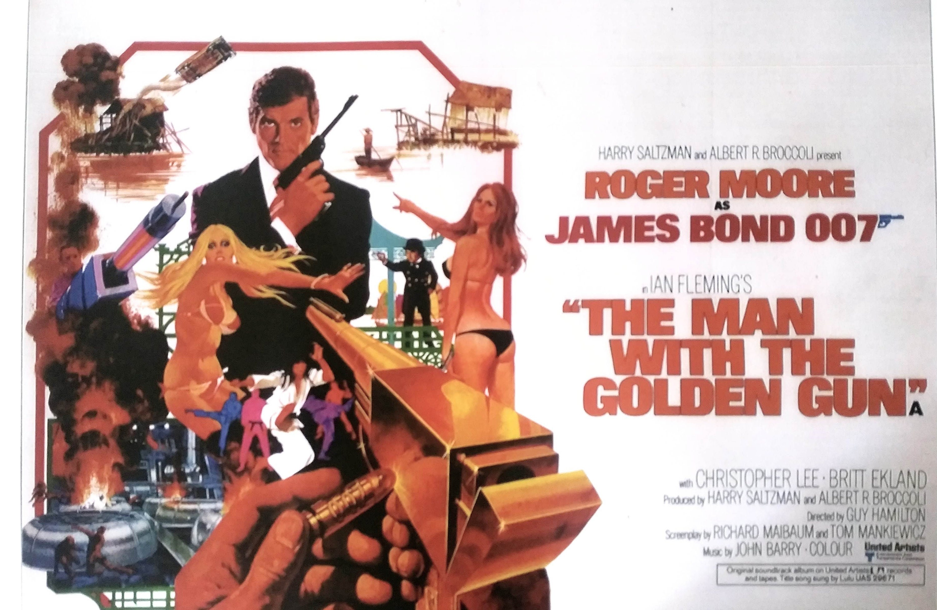 MAN W/the GOLDEN GUN Movie Poster - Etsy