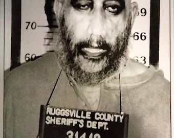 DEVILS REJECTS Captain SPAULDING mugshot print