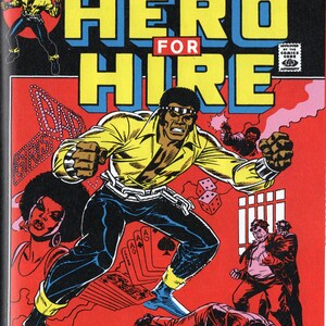 LUKE CAGE Hero For Hire #1 comic cover laminated print