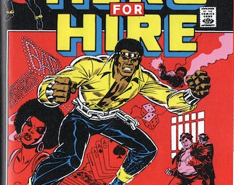 LUKE CAGE Hero For Hire #1 comic cover laminated print