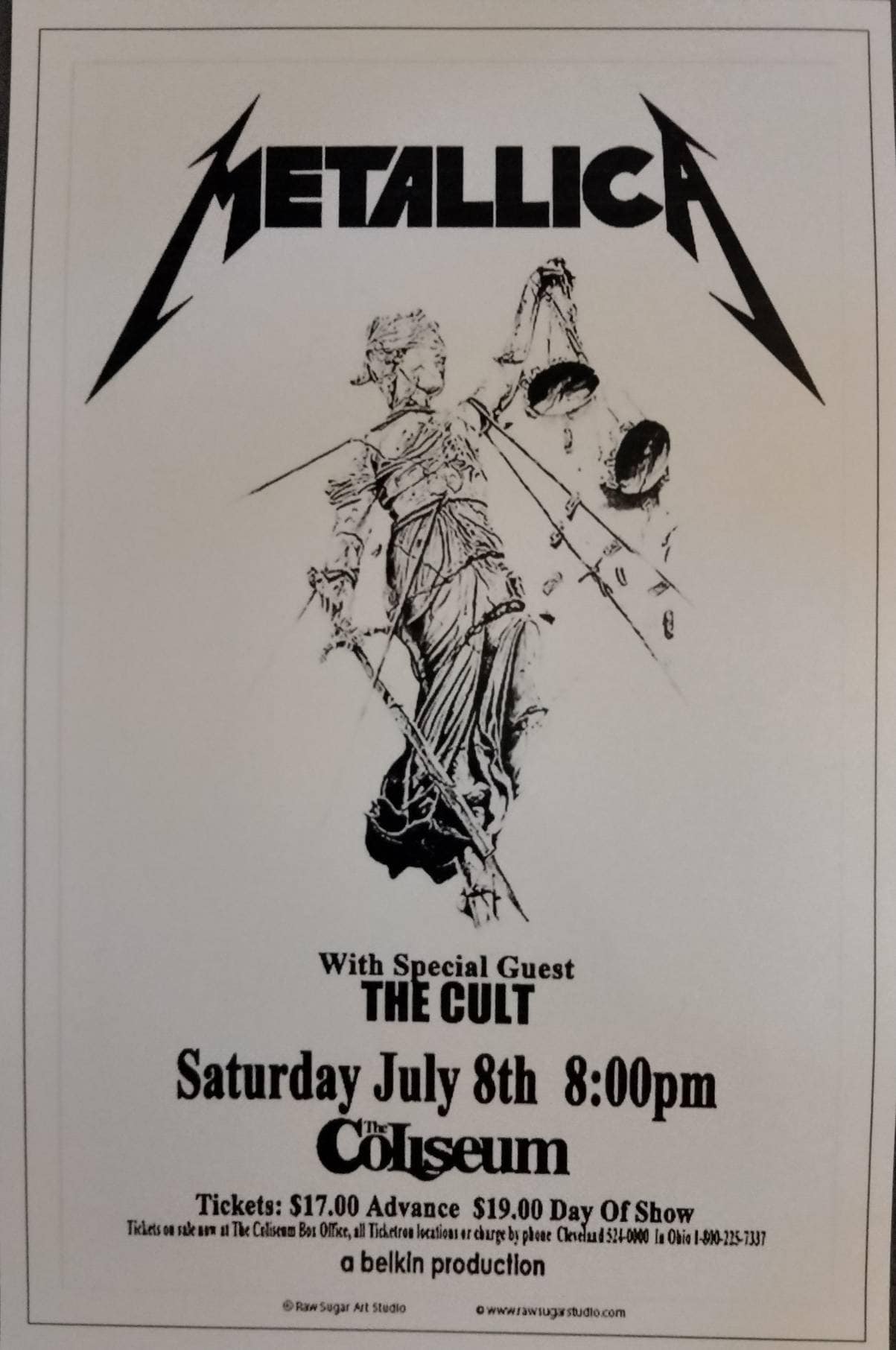 Metallica 1989 - Etsy