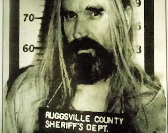 DEVILS REJECTS  Otis Driftwood mugshot print