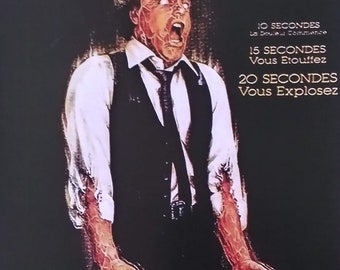 SCANNERS French Movie Poster laminated print