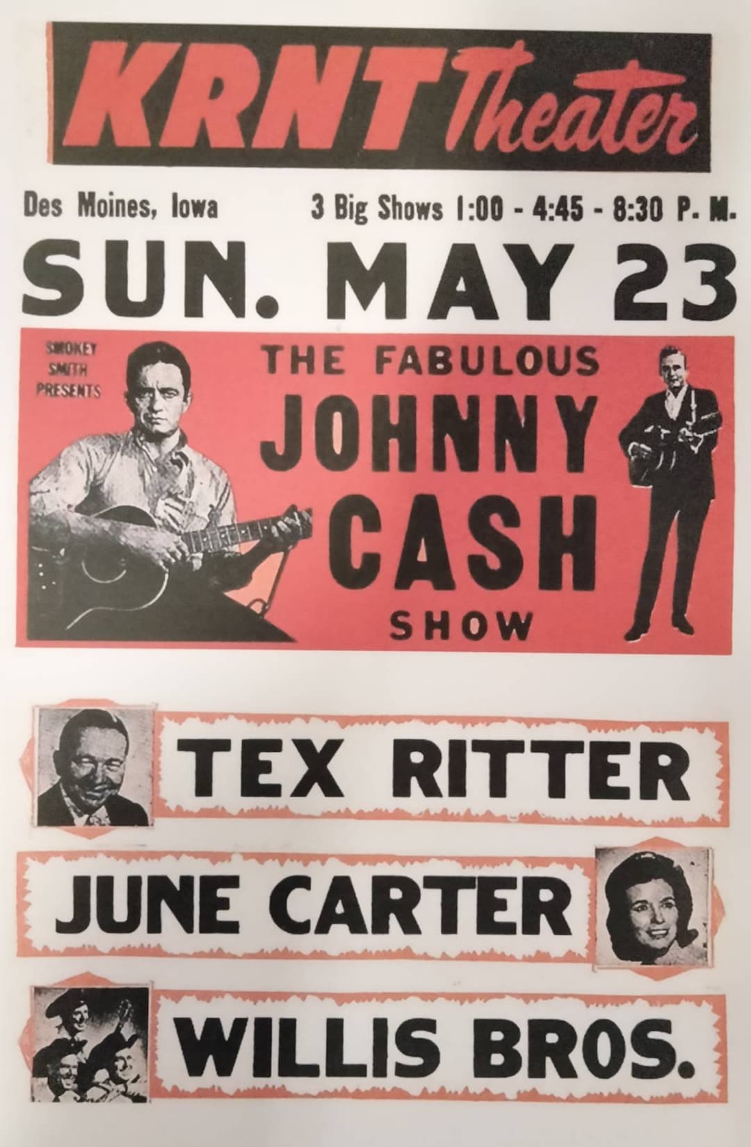 Impresión laminada del espectáculo en vivo de JOHNNY CASH y June Carter -  Etsy México, image size:1080x1649
