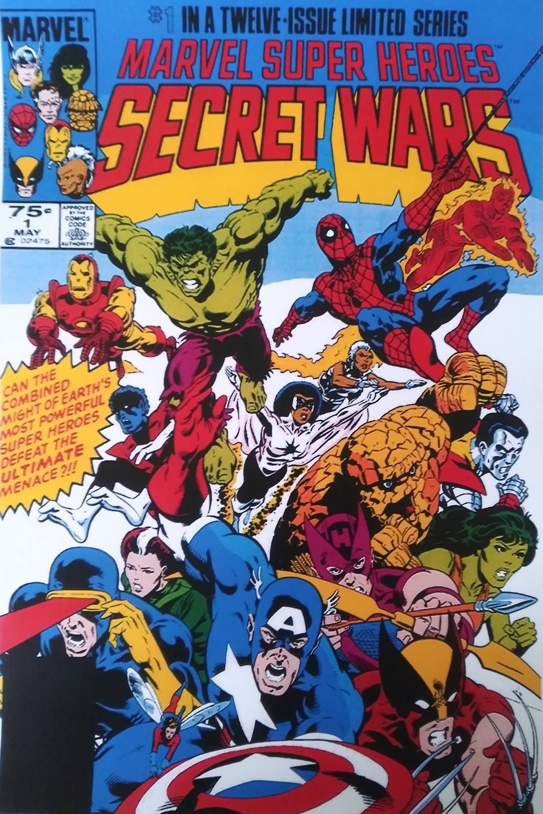 MARVEL SECRET WARS Poster Laminated Print Etsy