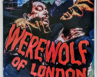 WEREWOLF of LONDON movie laminated print