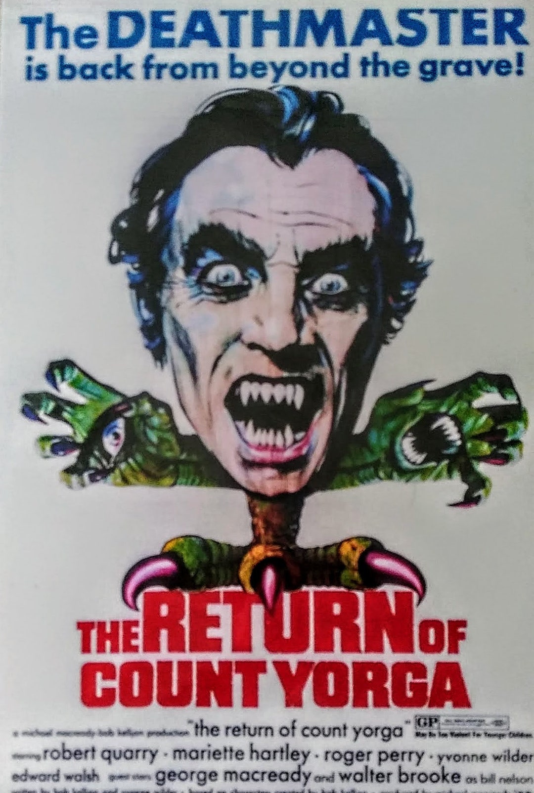 RETURN of COUNT Poster Laminated Print Etsy