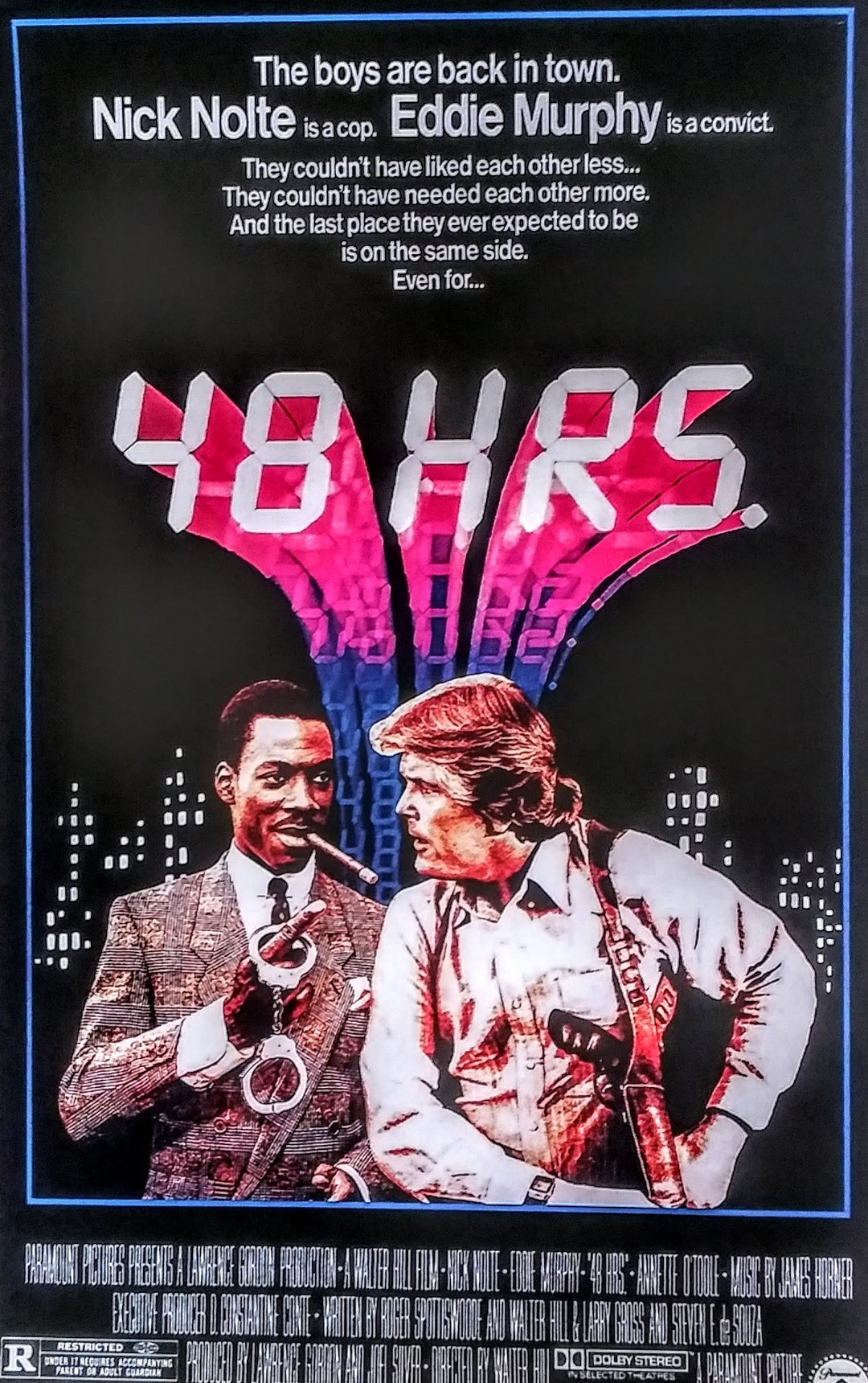 48 HOURS Movie Poster Laminated Print - Etsy