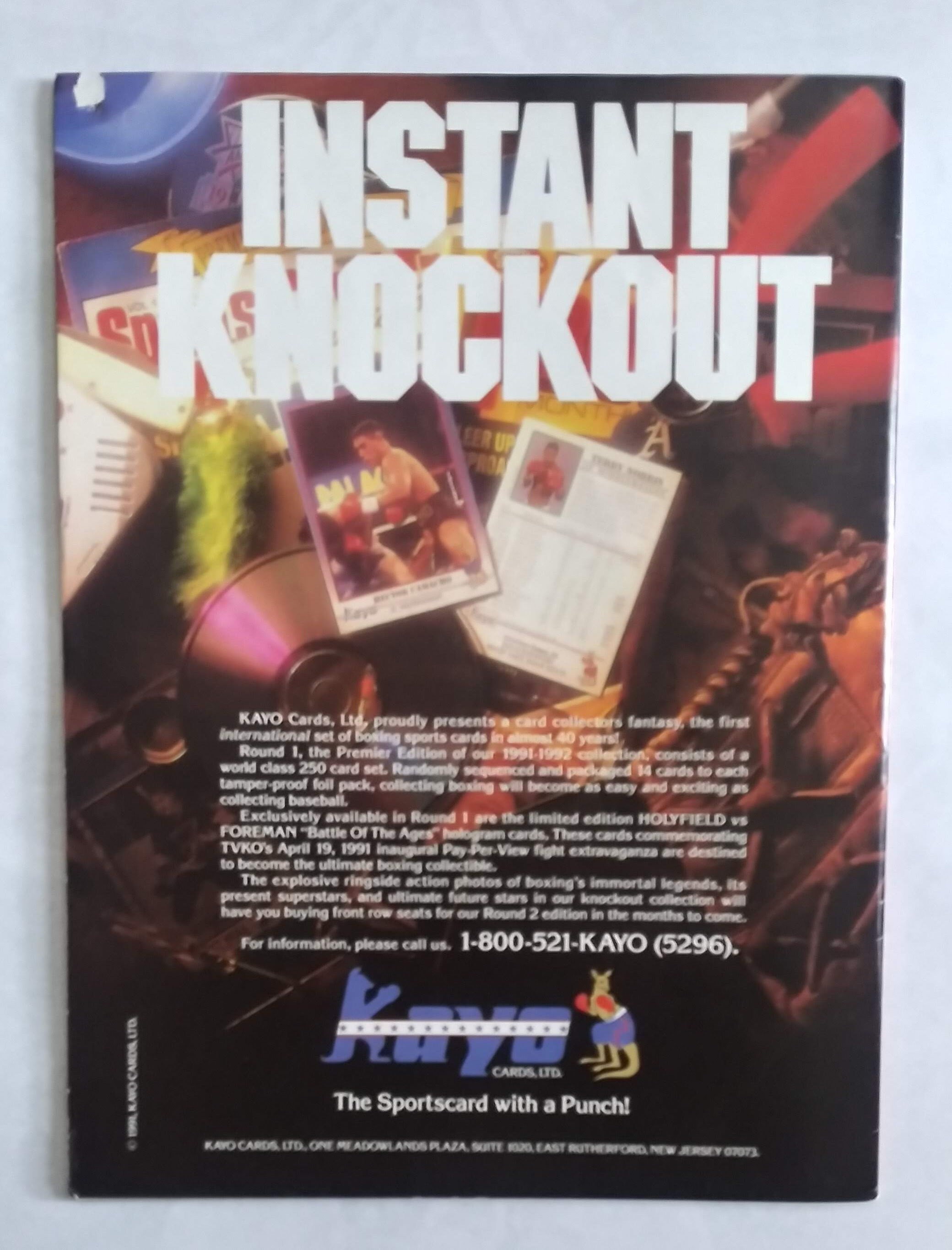 1991 タイソン vs ホリフィールド ボクシングシーン、雑誌 - Etsy 日本